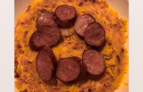 Salade met vijgen, parmaham en geitenkaas